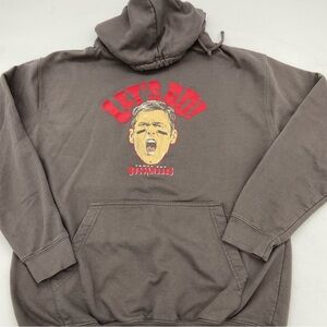 Tampa Bay Buccaneers “Brady” Men's Gray Graphic Hoodie Size Large